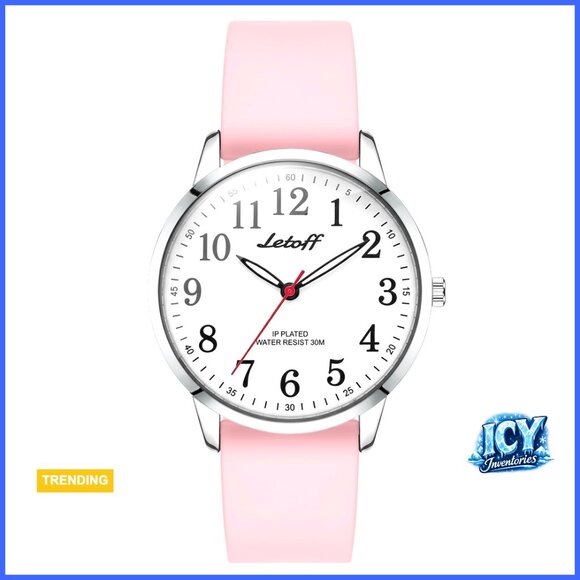 Analog Watch with Silicone Band, Quartz Movement, Water Resistant main image 6